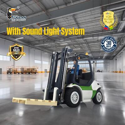 LESU 1/14  RC Hydraulic Forklift Transfer Car Loader RTR Model ESC Motor Light