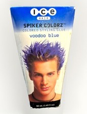 joico ice spiker colorz voodoo blue styling glue 1.69oz scuffed box