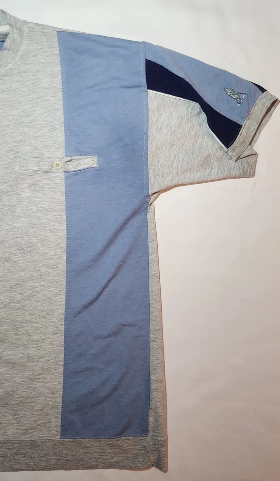 Vintage Penguin Sport Rugby Polo Short Slv Shirt Men Large Banded Waist Sopranos - Image 3 of 4