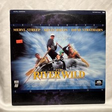 THE RIVER WILD Laserdisc 1994 Bacon Streep Letterboxed Edition Laser Disc