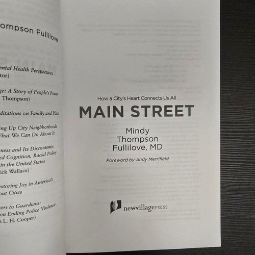 Main Street: How a City's Heart Connects Us All PB Mindy Thompson Fullilove 2020 - Bild 6 von 7