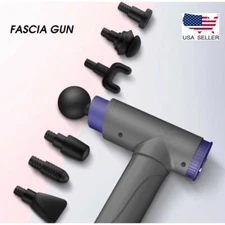 8 heads *Massage Gun Percussion Massager Deep Tissue Muscle Vibrating Relaxing