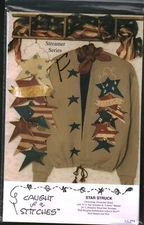 Vintage Craft Sewing Pattern Caught Up in Stitches Star Struck Applique UNCUT