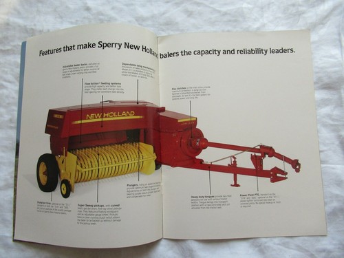 1984 Sperry New Holland 311 316 326 balers 14 x 16 brochure - Picture 3 of 8