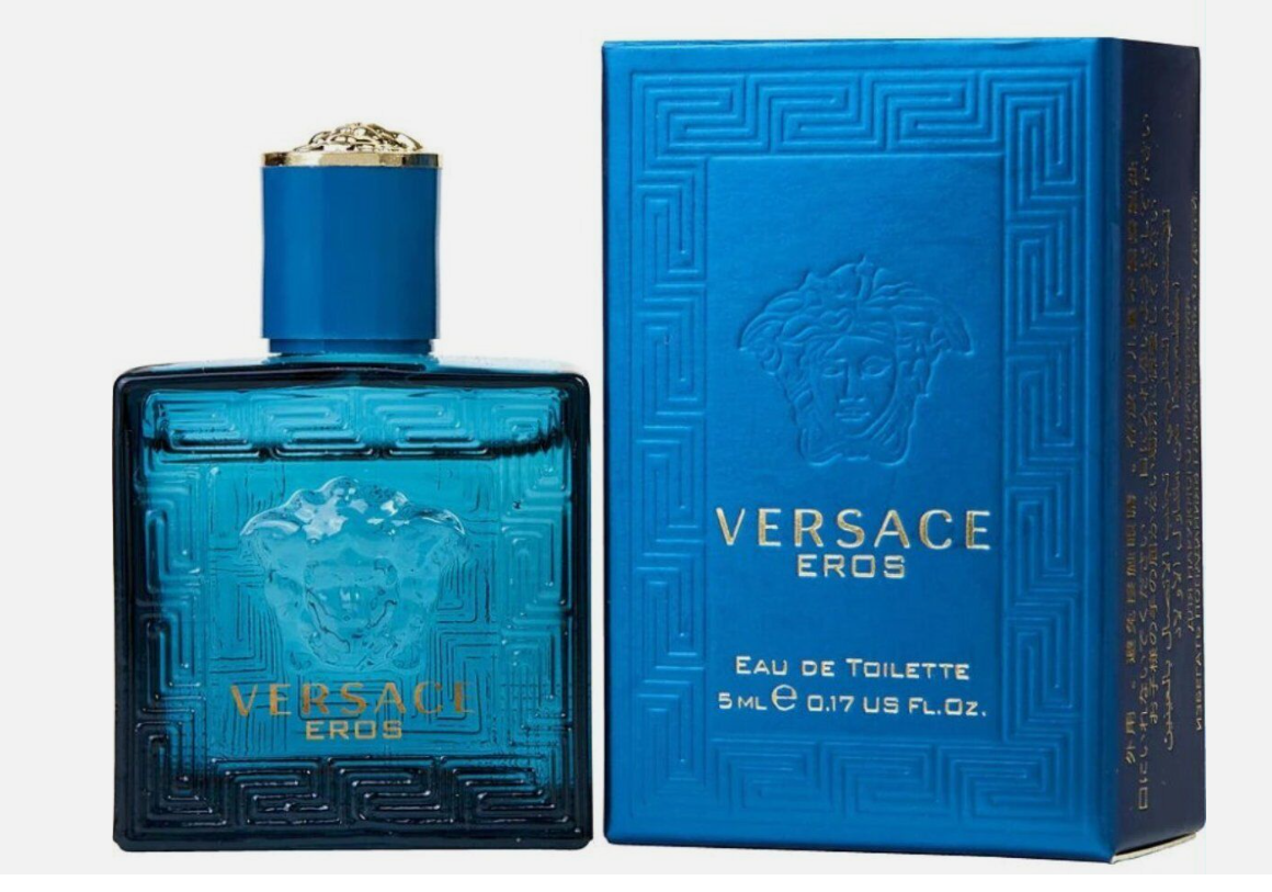 Versace Eros by Gianni Versace cologne for men EDT 0.17oz New in Box