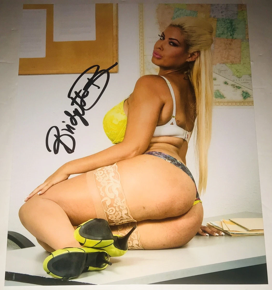 BRIDGETTE B HOT ADULT MODEL SIGNED AUTOGRAPHED 8X10 PHOTO RARE! | eBay