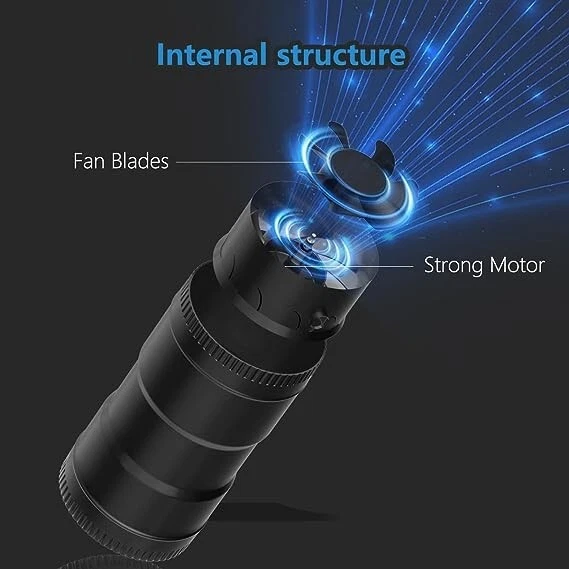 Hon&Guan 100mm Duct Fan With 2.5M Air Ducting PVC Aluminium Foil Flexible Hose - Image 3 of 4