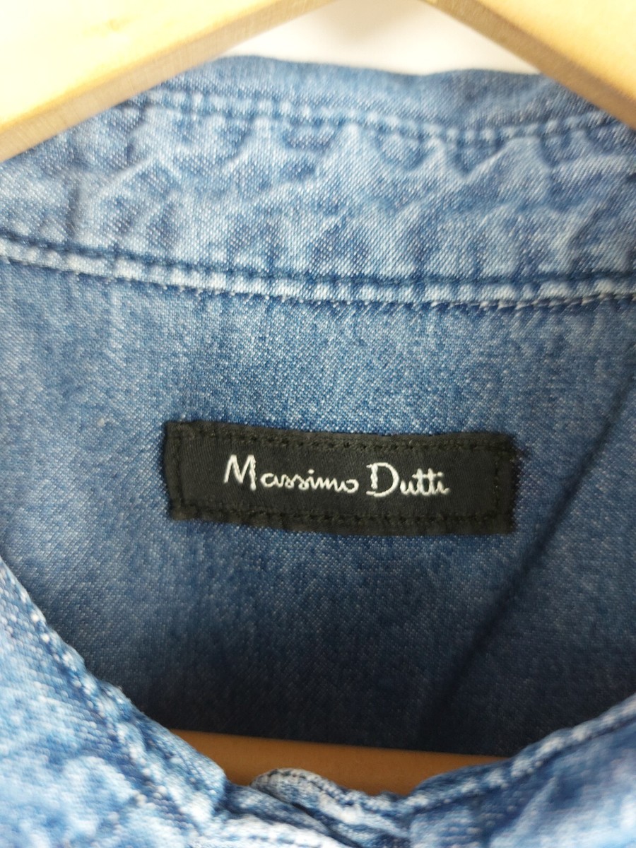 Massimo Dutti Womens Blue Denim Dress (139-00015) | eBay UK