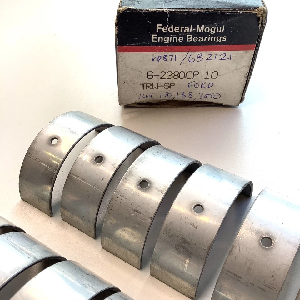 Новые из старых запасов подшипники Conrod + 0,010 дюйма Ford Falcon Futura Fairlane XK - XR 144 170 188 200 - Изображение 3 из 3