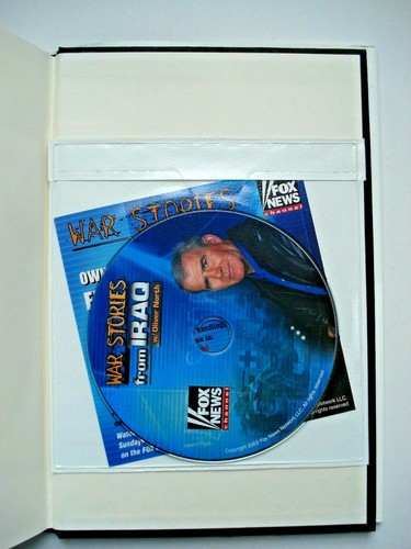 2003 Oliver North War Stories Signed Book Hardcover HC DJ General w/ DVD FOX WOW - Picture 7 of 7