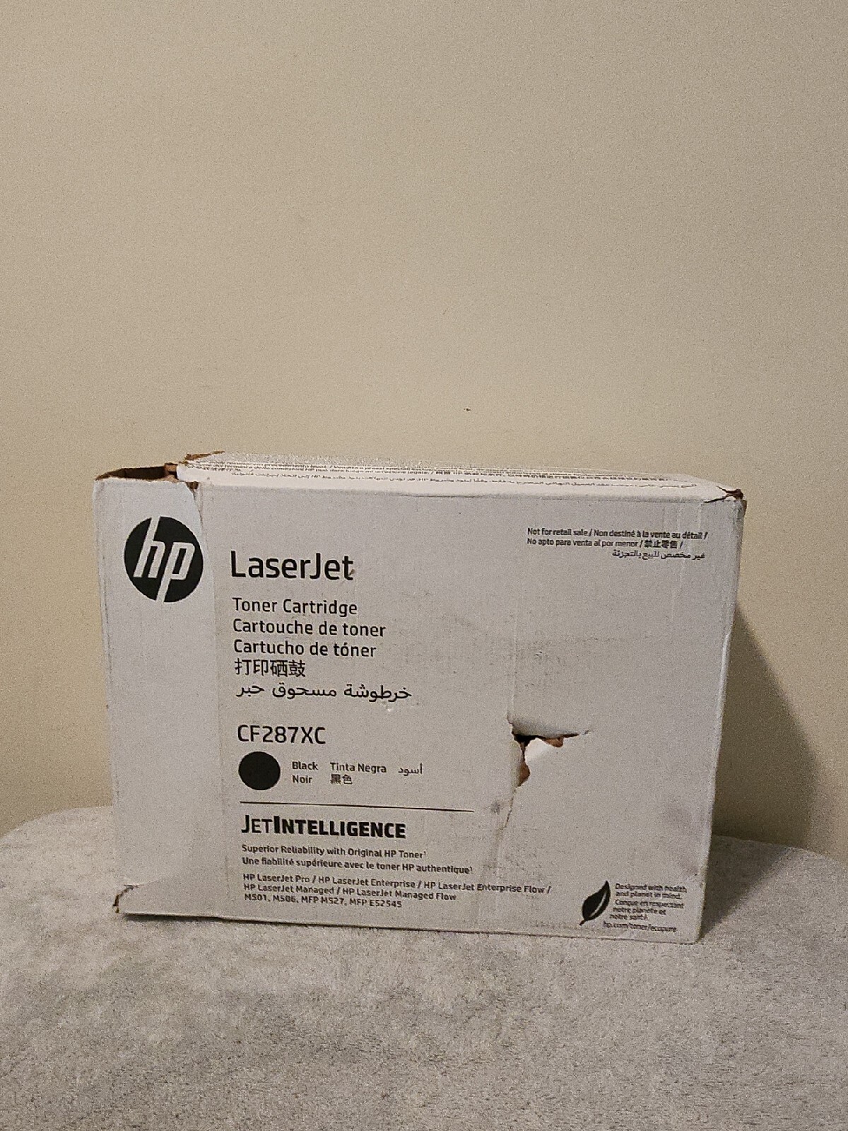 HP CF287XC Black Toner Cartridge LaserJet NEW M501, M506, MFP M527, MFP