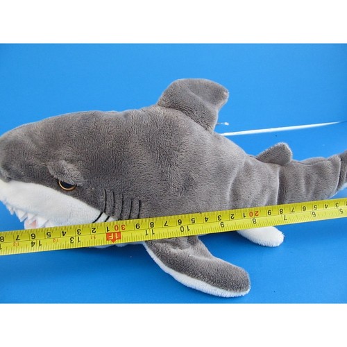 Discovery Shark Week Plüschtier Stofftier Spielzeug grau & weiß - Bild 8 von 8