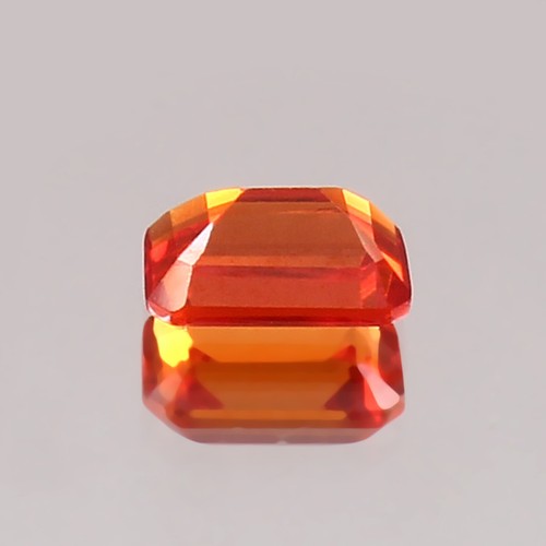 AAA 6x4 MM Natürlich Ravishing Ceylon Orange Saphir Lose Strahlender Schnitt - Bild 4 von 4