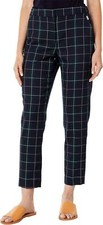 Tommy Hilfiger Womens Plaid Straight Leg Mid Rise Trousers H1NPZ43D 4