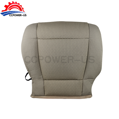 Driver& Passenger Bottom & Top Cloth Tan Seat Cover for 2015-2020 Ford F150 XLT - Picture 8 of 10