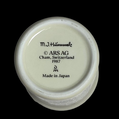 Vintage MJ HUMMEL ROSMARIN GEWÜRZDOSE Danbury Mint Goldrand Porzellan 1987 - Bild 7 von 9