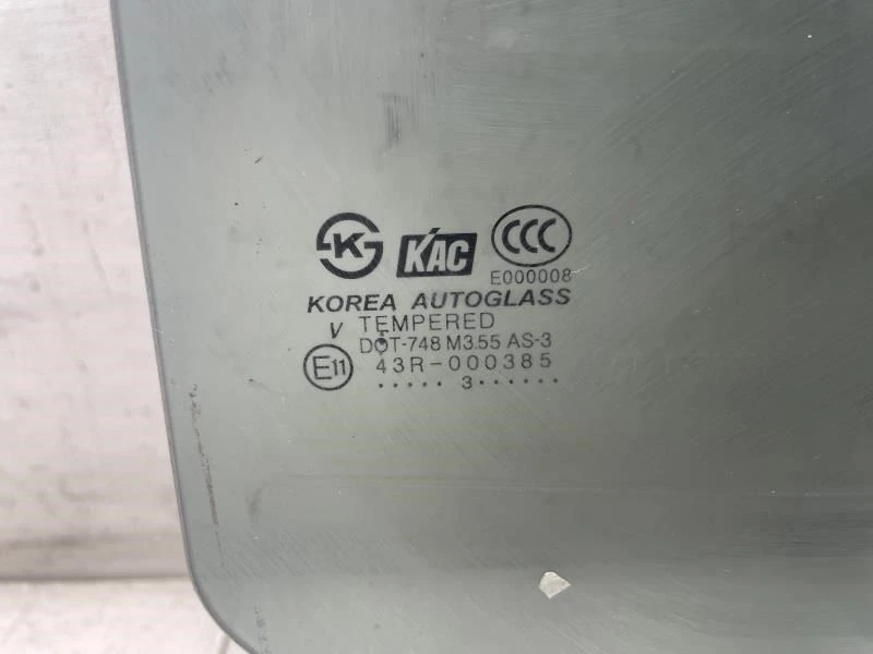 2003 HYUNDAI SANTA FE VIDRO PORTA TRASEIRA DIREITA PASSAGEIRO LATERAL FABRICANTE DE EQUIPAMENTO ORIGINAL+ - Imagem 3 de 4