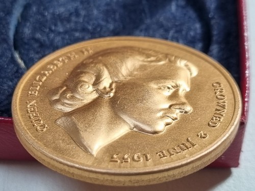 National Playing Fields Association 1953 QEII Coronation Souvenir Medal Boxed - Picture 6 of 11