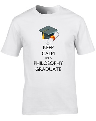 Philosophie Herren T-Shirt Abschluss Geschenkidee Uni Philosoph cool lustig