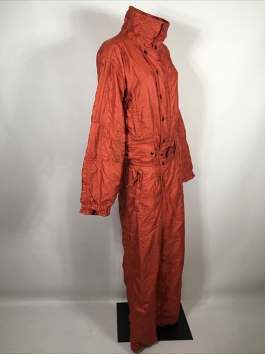 Jet Set Sportswear VTG 80s RED Ladies One piece Ski Suit Snow Suit VTG 2 ITALY - Picture 6 of 18