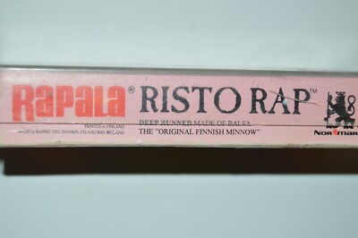 Ancien Leurre Rapala Risto Rap RR-7 PSD Prune Shad 2 3/4" (9/16 Oz) – Fabriqué En Finlande, Pêche Bass