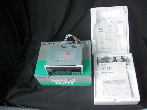 SONY Cassette Deck Cassette Tape Car Stereo XR-220 Sony used FM/AM - Picture 2 of 9