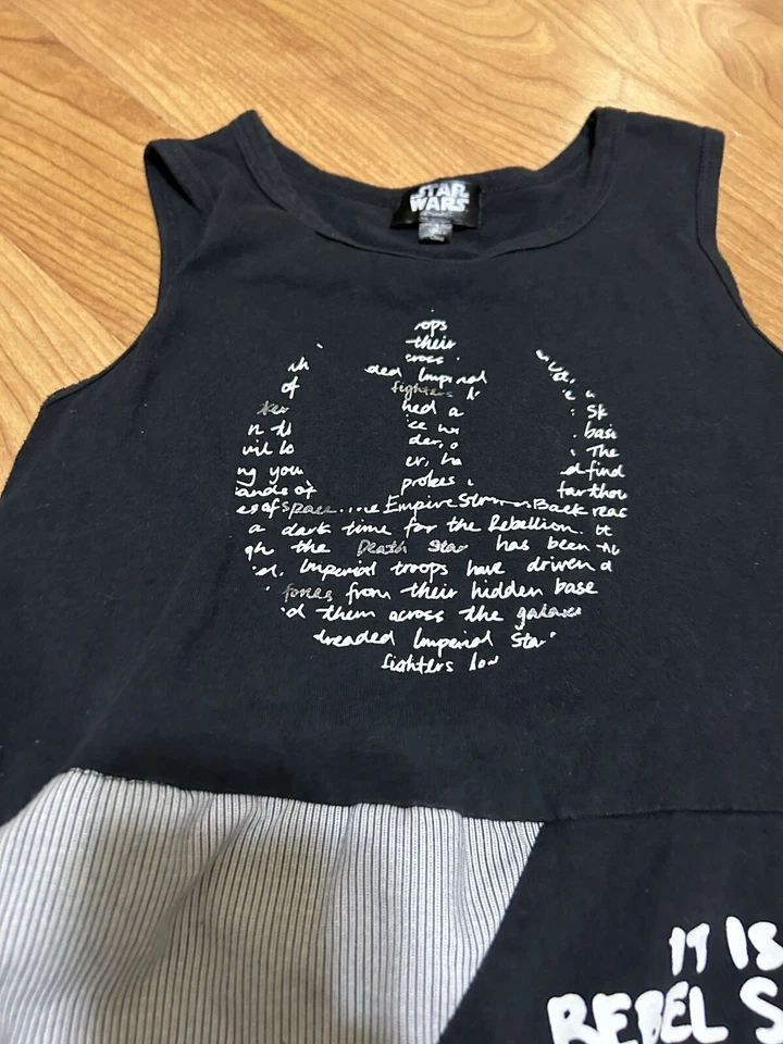 Vestido sin mangas Lucas Films Star Wars Rebel Alliance niñas XL 14-16 Foto 3 de 4
