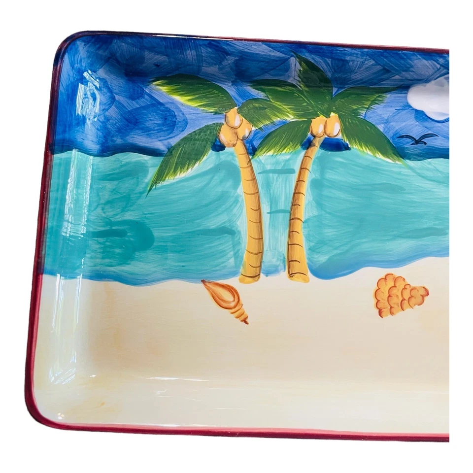 Bandeja para servir Sonoma Life Style At The Shore 5 piezas plato náutico playa teatro Foto 3 de 4