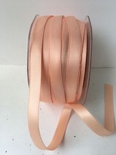 3/8" Double Faced Satin Ribbon - May Arts - HA12 - Peach - 5 yards