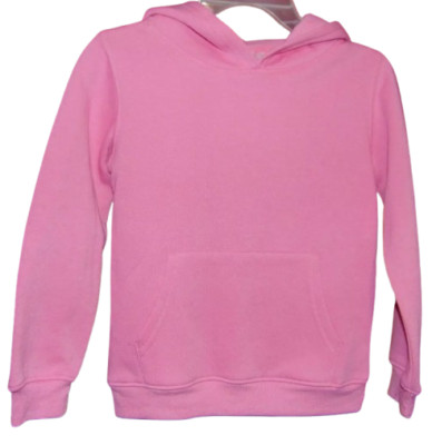 Girl's Pink Fleece Hoodie Kangaroo Pocket New With Tags Select your size