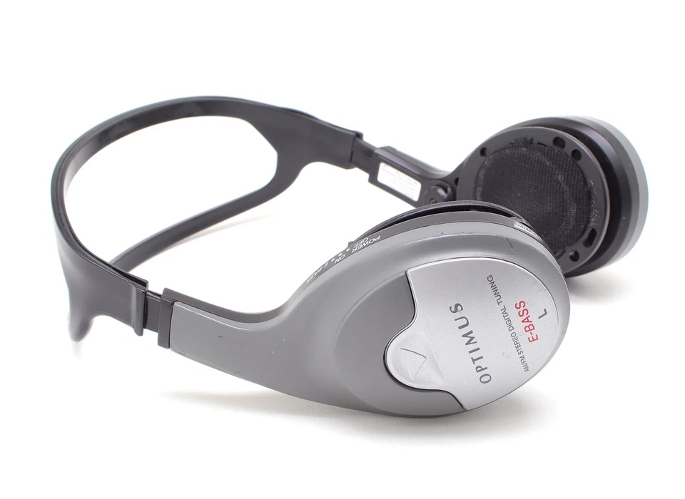 Optimus AM/FM Stereo Headset Radio 12-928 Missing Foams - Image 2 of 4