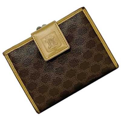 Celine Brown Leather Clasp Wallet Celine Long Wallet Clasp Wallet Ladies Men main image 3