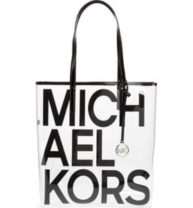 michael kors large clear tote