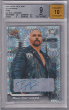 Dax Harwood 2022 AEW Pyro Version Auto Card # 42 BGS Graded 9 Mint Auto 10 #/25
