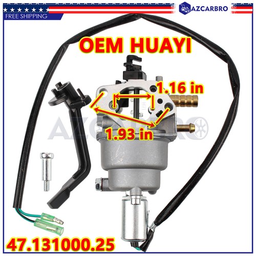 OEM Huayi Carburetor Carb For Champion Dual Fuel Generator Part 47.