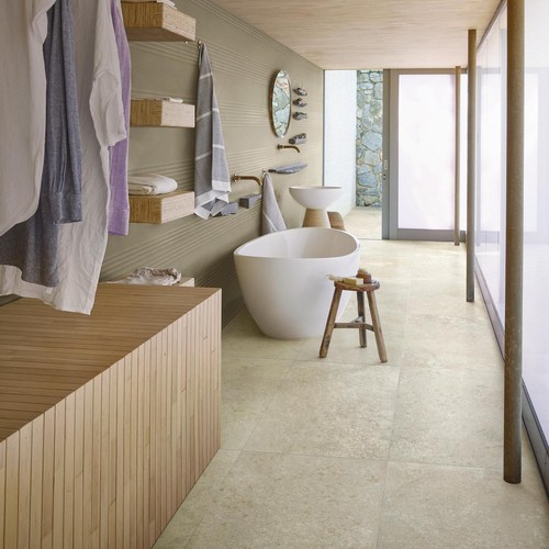 Carrelage Marazzi Mystone Gris Fleury 60x60 Cm - Imitation Pierre - MLK7 (Neuf)