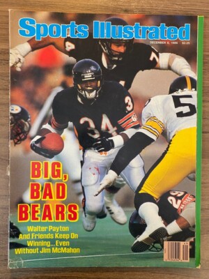 Sports Illustrated Dec 8, 1986-Big, Bad Bears: Walter Payton & Friends NO LABEL!