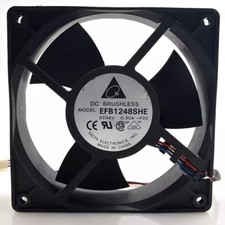 Delta EFB1248SHE 48V 0.30A 12038 12CM 3-Wire Server Cooling Fan