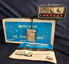 Midland Model 13-855 6-kanałowy pakiet CB z mikrofonem, instrukcją i pudełkiem Nieprzetestowany 