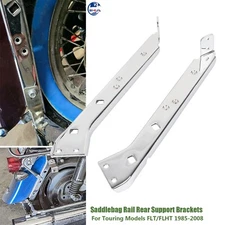 Metal Saddlebag Rail Support Brackets Fit For Harley Electra Glide Ultra Classic