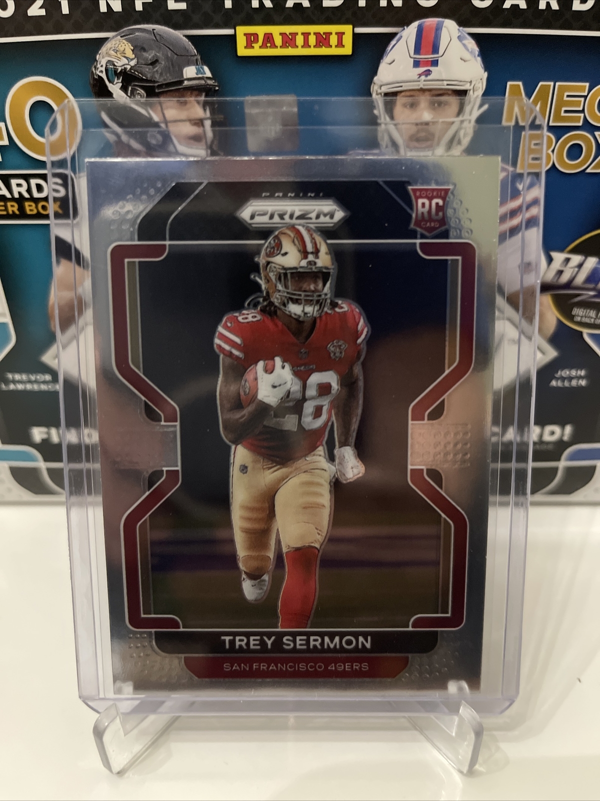 2021 Panini Prizm Trey Sermon San Francisco 49ers Base RC #354