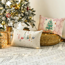 Merry Christmas Nutcracker Pink Throw Pillow Covers gift mom family