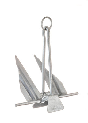Seachoice Utility Anchor w/ Slip Ring, Size 7E, Galvanized Steel 7 #,