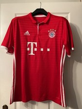 BAYERN MUNICH HOME JERSEY FOOTBALL SHIRT SOCCER ADIDAS 2016/17 L Large Munchen