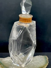 Antique Baccarat Crystal Perfume Bottle Signed Ciro Paris Surrender #110