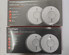 x2 FireAngel Smoke Alarm Optical Smoke Sensor (Pack of 2) total 4 alarms