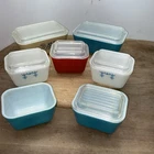Vintage LOT OF PYREX 0502 Fridge Container With Lid Refrigerator And More