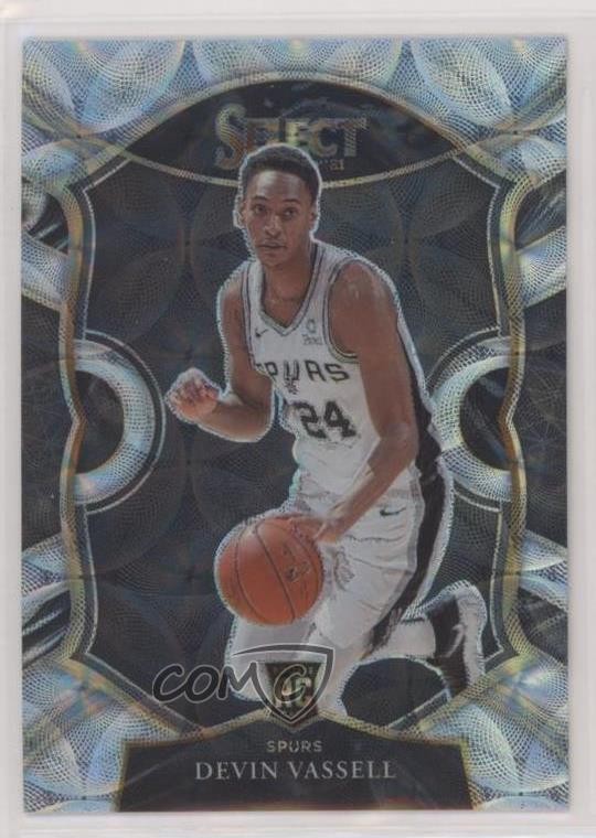 2020-21 Panini Select Concourse Scope Prizm Devin Vassell #71 02ez