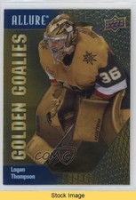 2023-24 Upper Deck Allure Golden Goalies Logan Thompson #GG-13 READ t7o