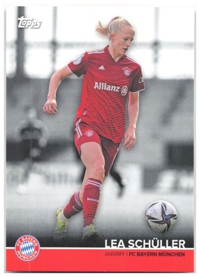 Lea Schüller 2021-22 Topps FC Bayern München Team Set BCW-LS FC Bayern Munchen (
